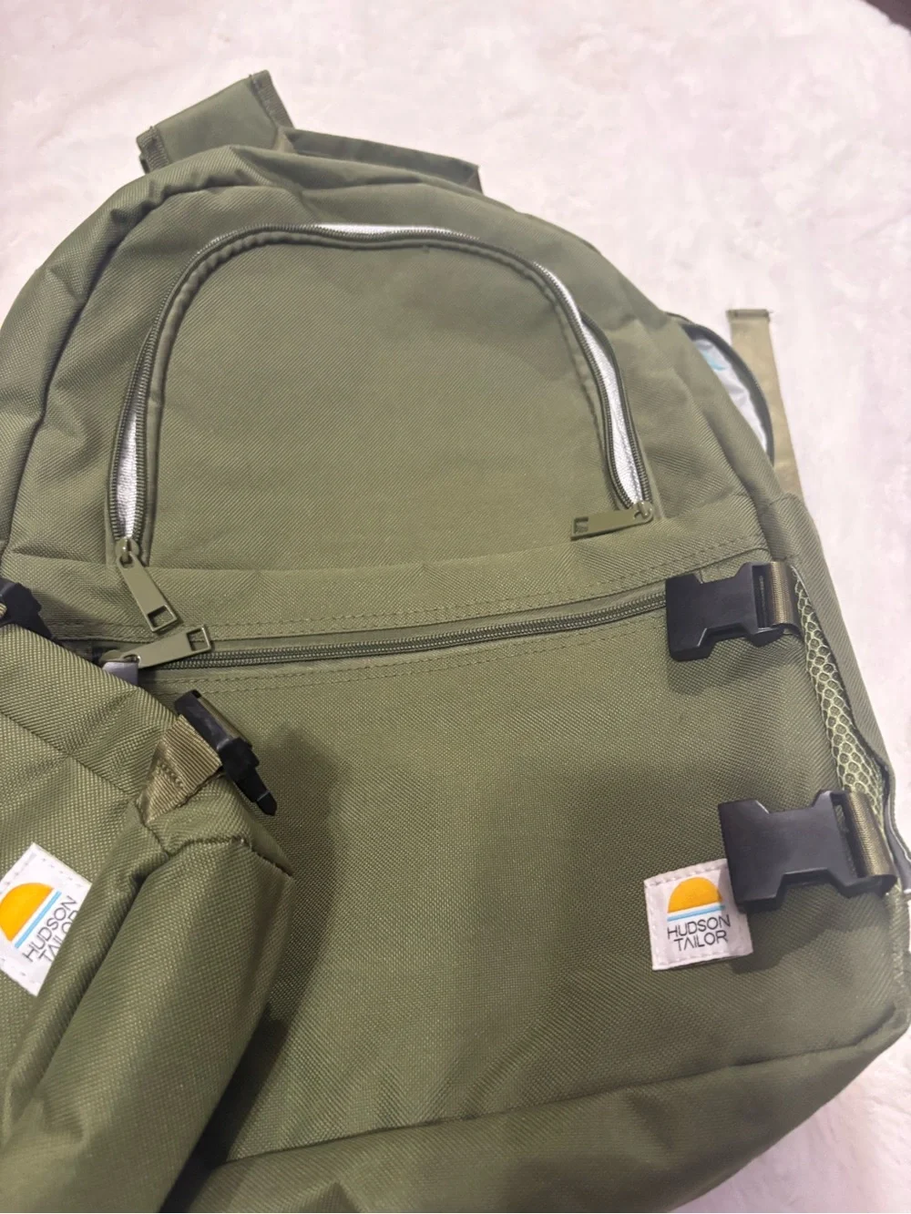 Hudson Taylor Olive Backpack with Matching Waist Pack